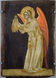 Ange présentant une âme, c.1348-54